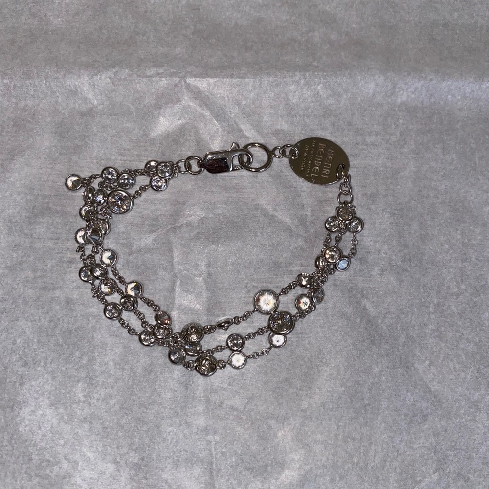 Henri Bendel clear stone bracelet